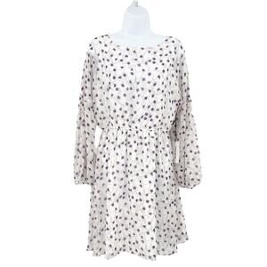 Elizabeth and James Floral Dress Long Sleeve Medium NEW